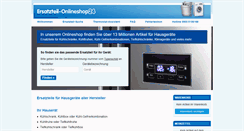 Desktop Screenshot of ersatzteil-onlineshop24.de